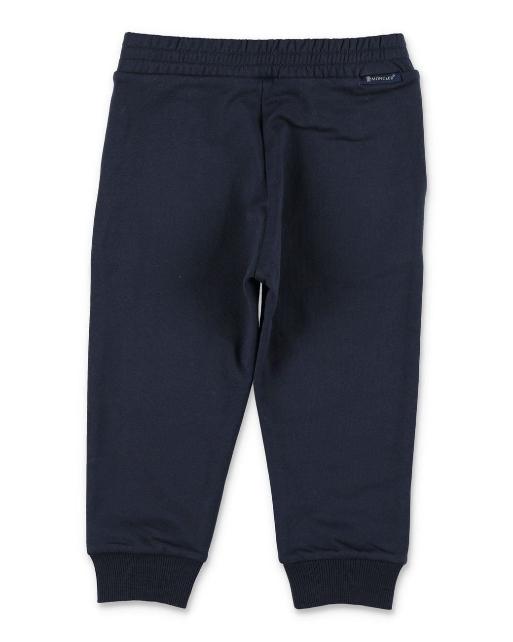 Moncler White Mini Brushed Cotton High-Neck Snap Sweatshirt & Jogger Set For Boys