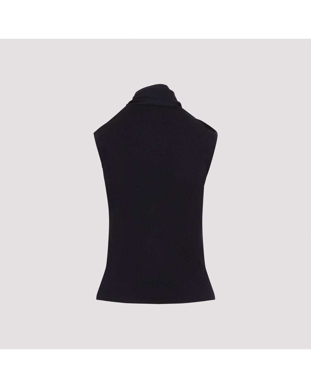 Lemaire Black Asymmetrical Vest
