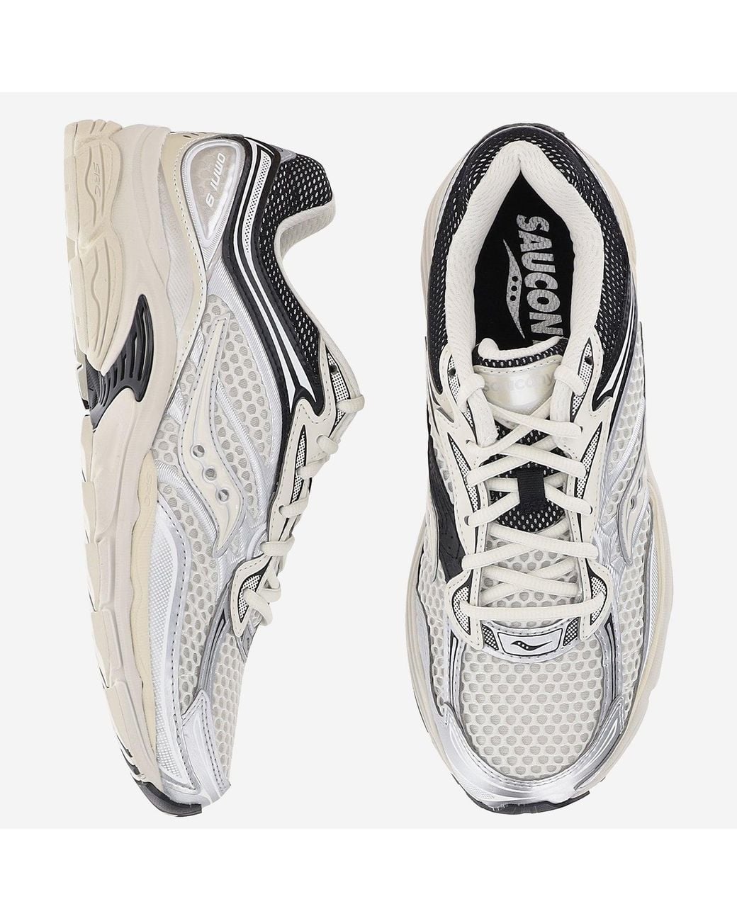 Saucony Gray Pro Grid Omni 9 Sneakers