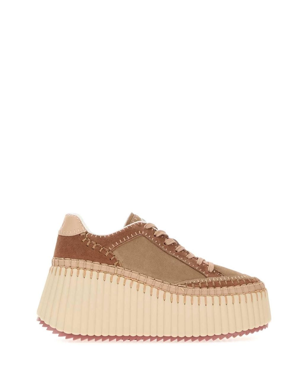 Chloé Brown Chloé Nama 02I Sneakers For