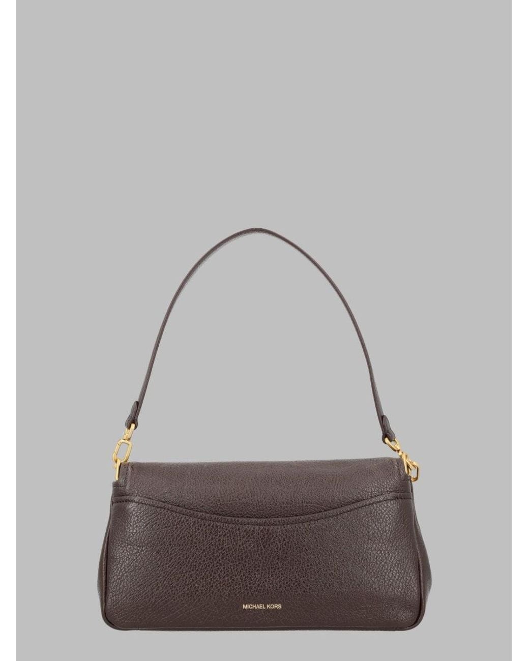 MICHAEL Michael Kors Gray Sleek Leather-Style Handbag For