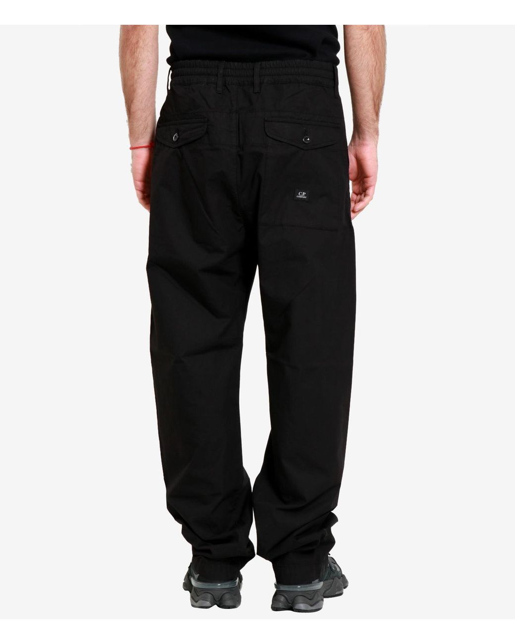 C P Company Black Trousers for men