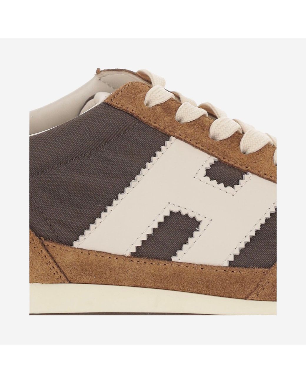 Hogan Brown Athletic Sneakers