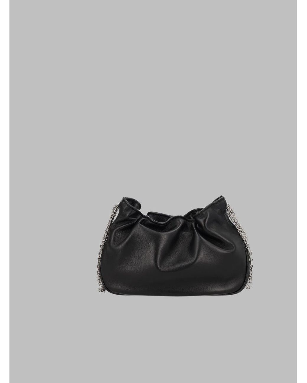 Roger Vivier Black Shoulder Bag Micro Pilgrim Leather Lambskin