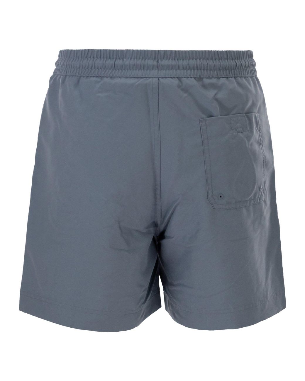 Carhartt Blue Beach Shorts With Logo