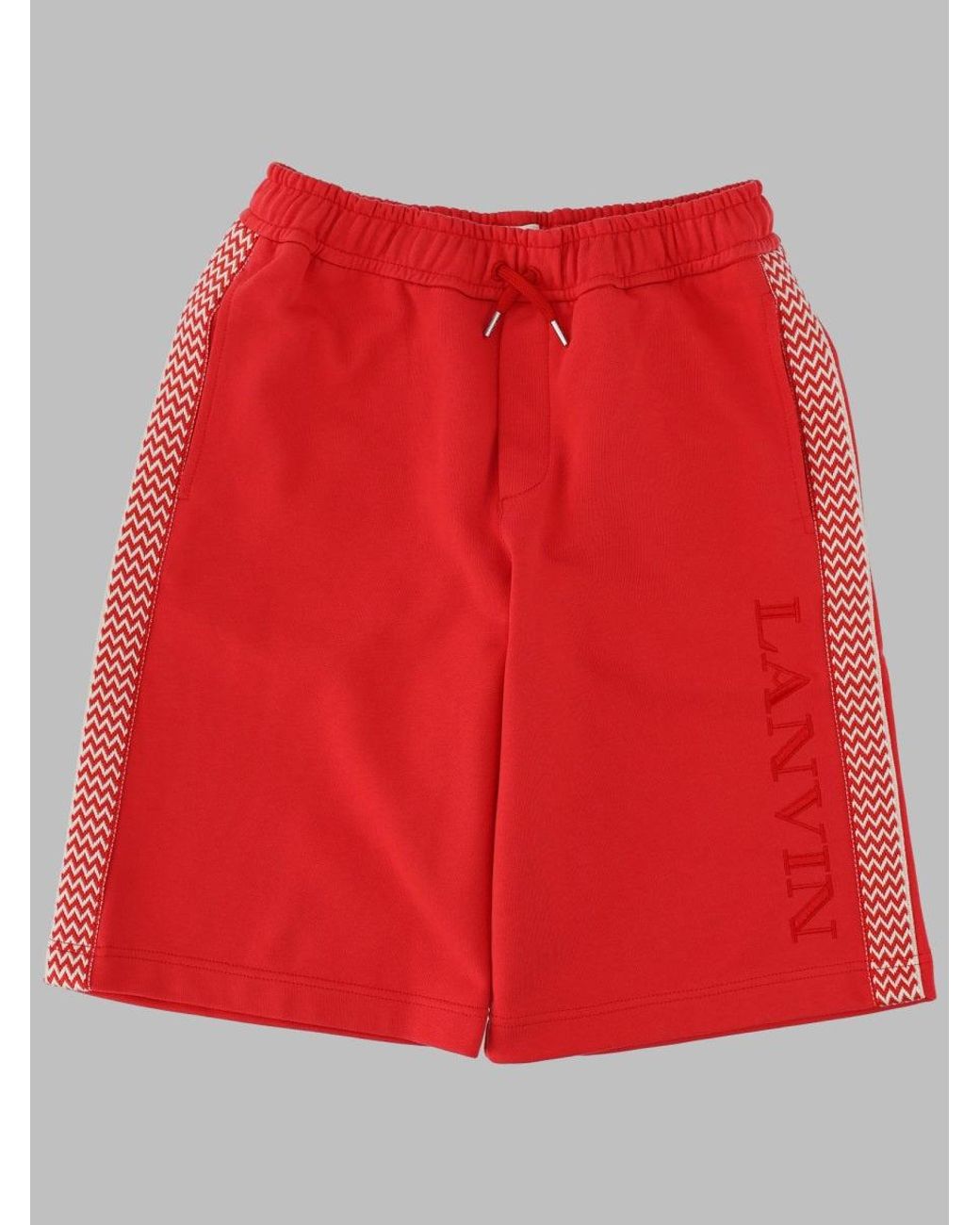 Lanvin Red Bermuda