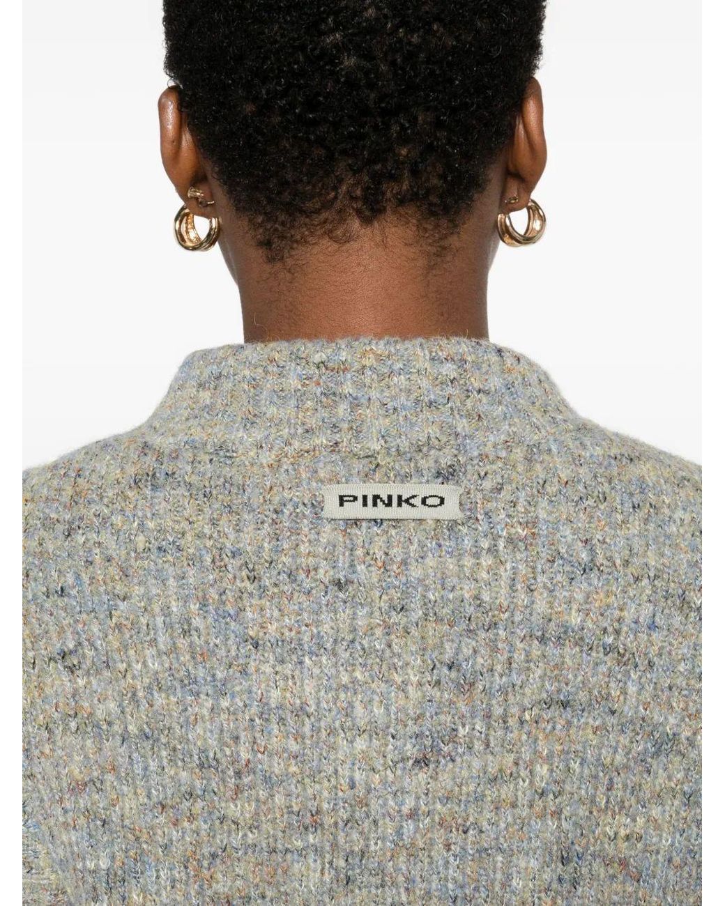 Pinko Gray Proud Mary Maglia Muline