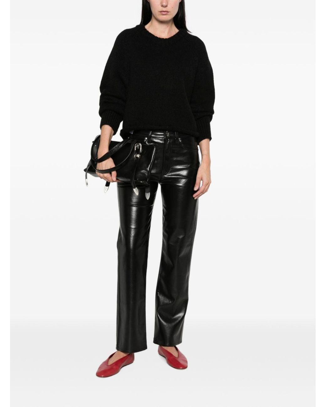 Susanne Bommer Black Wool Crewneck Jumper