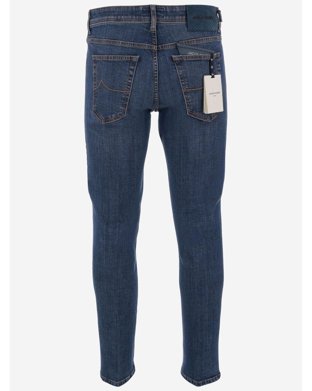 Jacob Cohen Blue Stretch Cotton Jeans