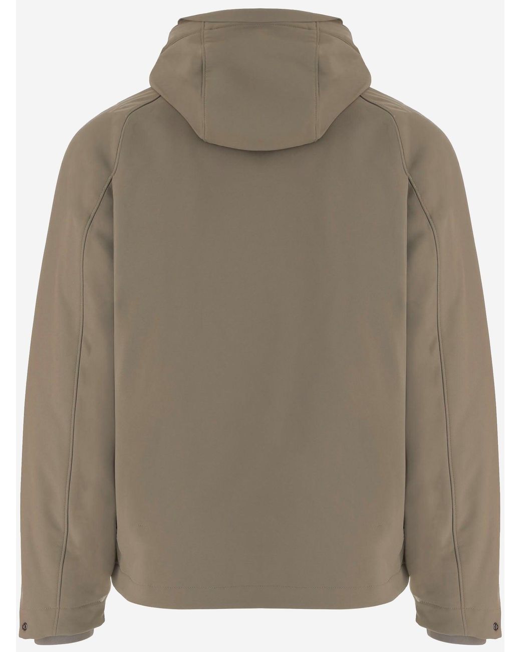 C P Company Green Stretch Nylon Hooded Jacket