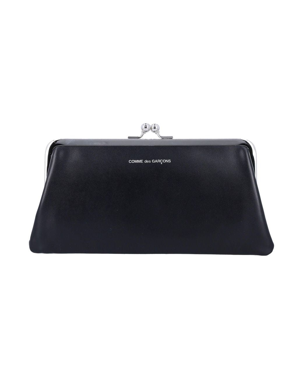 Comme des Garçons Blue Kiss-Clasp Purse