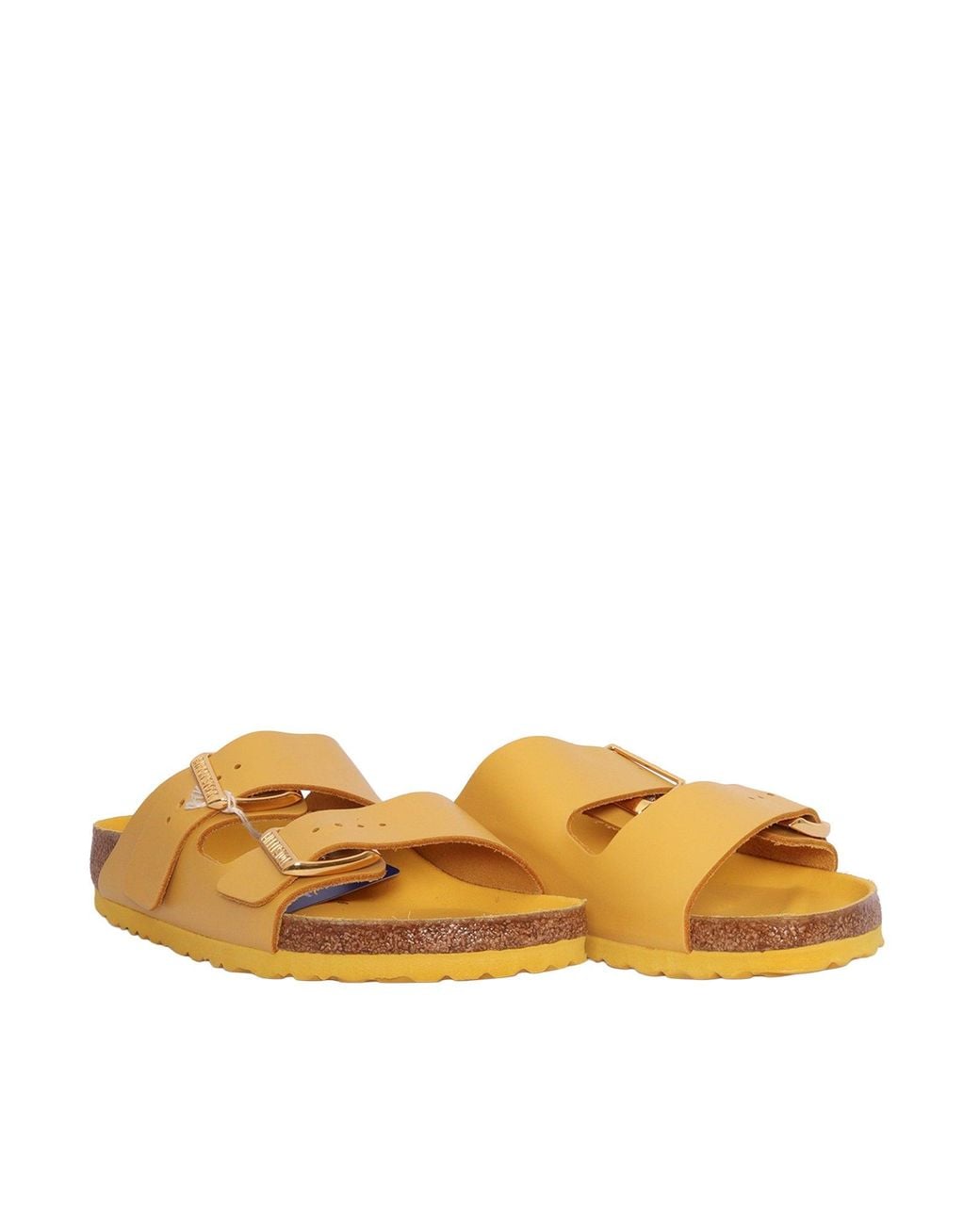 Birkenstock Metallic Arizona Hex Ochre, Amalfi Natural Leather, S