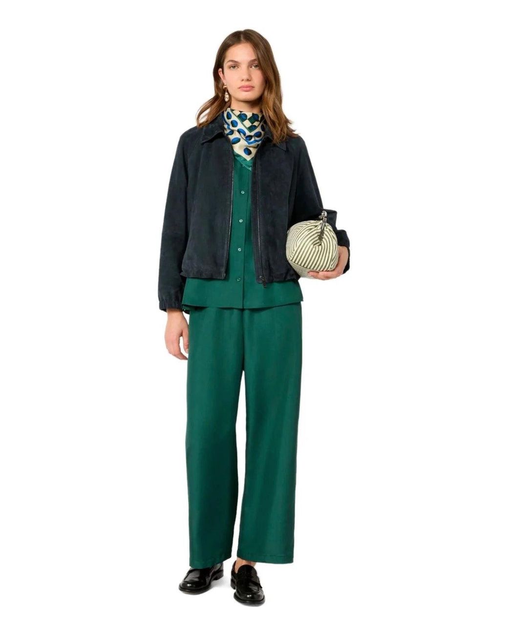 Weekend by Maxmara Green Crine Shirt