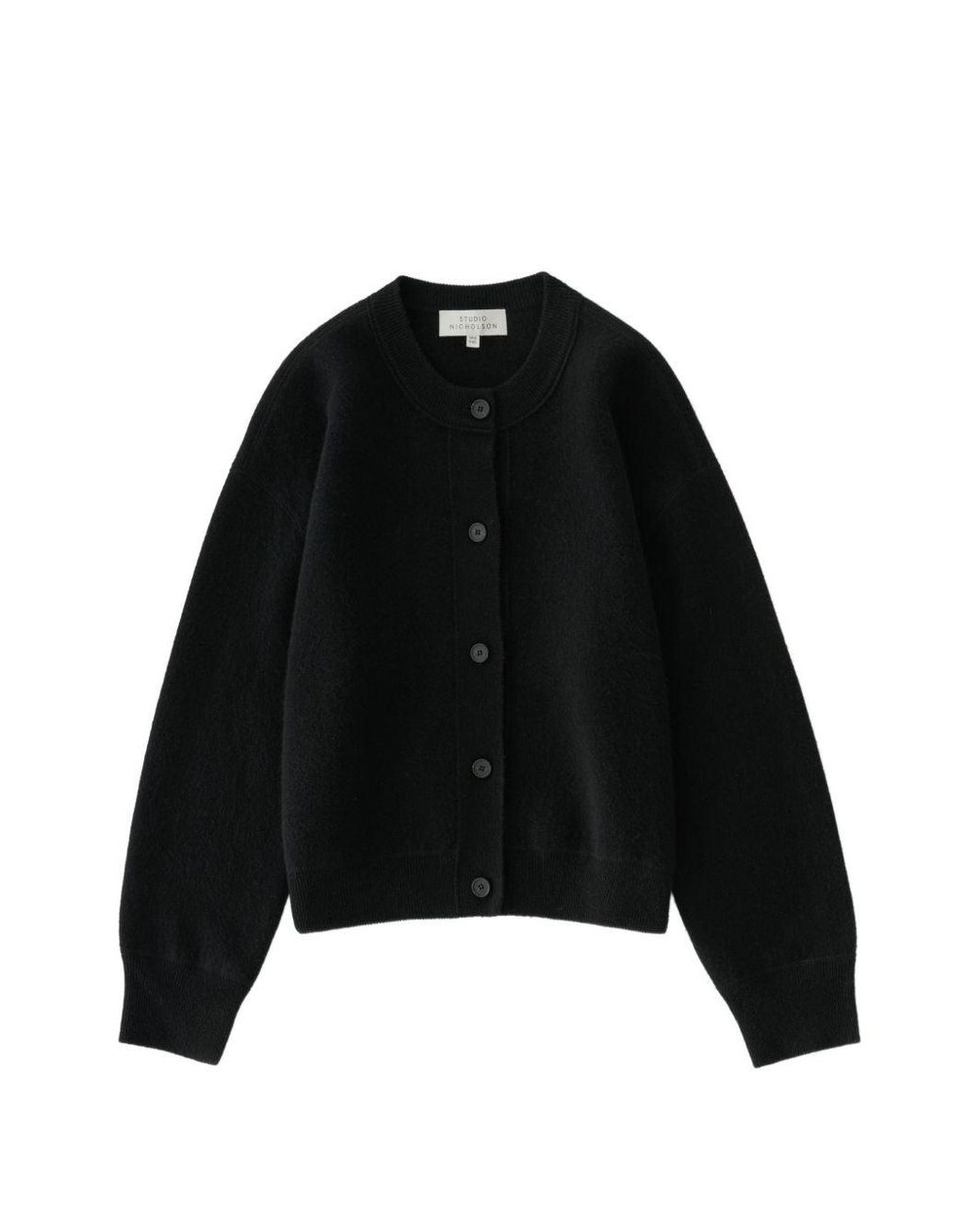 Studio Nicholson Black Arvine Cardigan