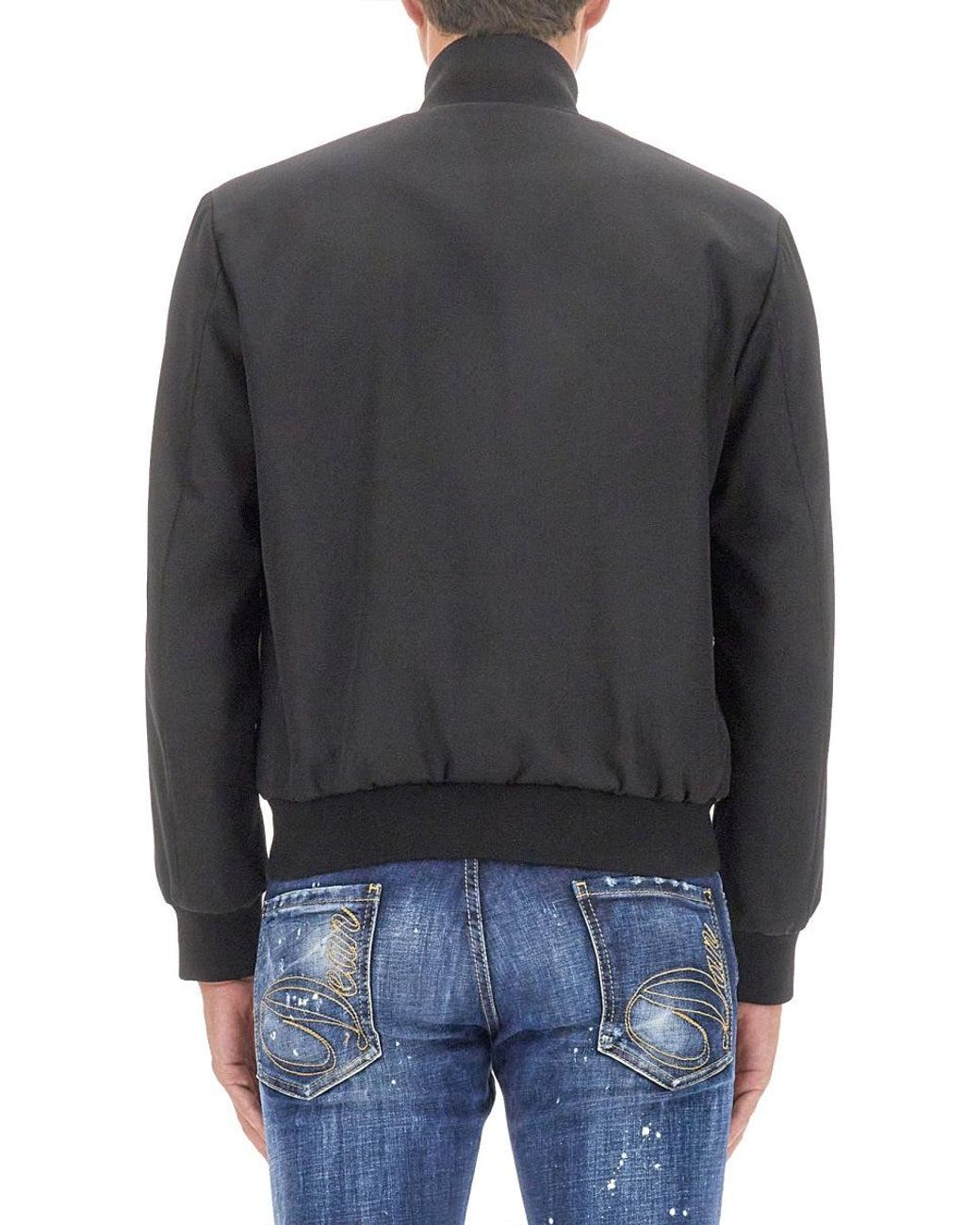 DSquared² Gray Bomber Jacket for men