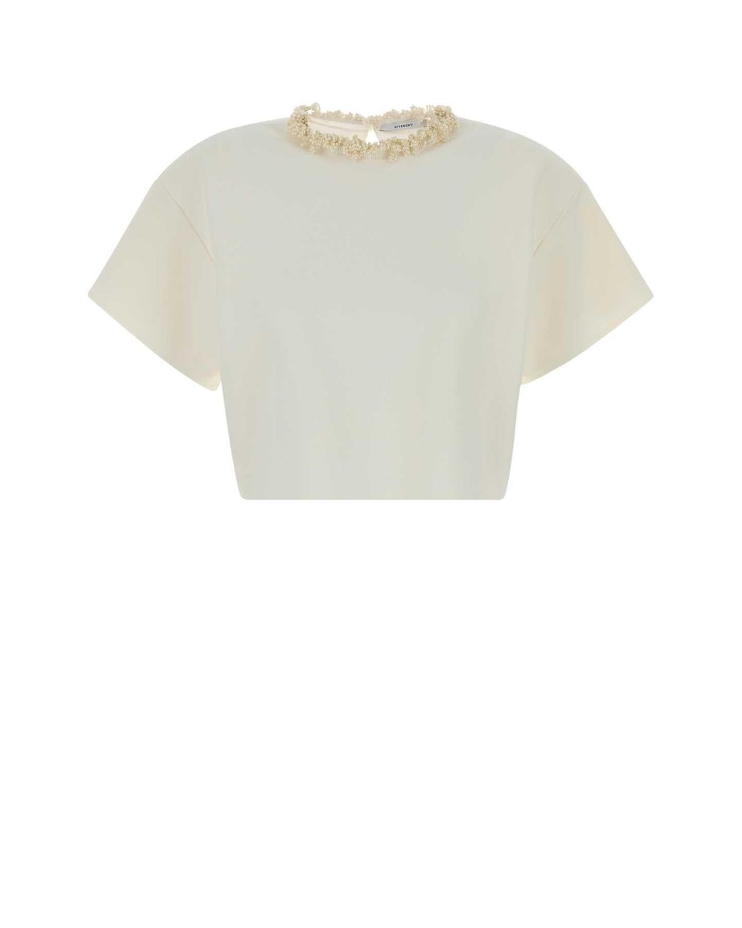 Givenchy White Viscose Blend Top