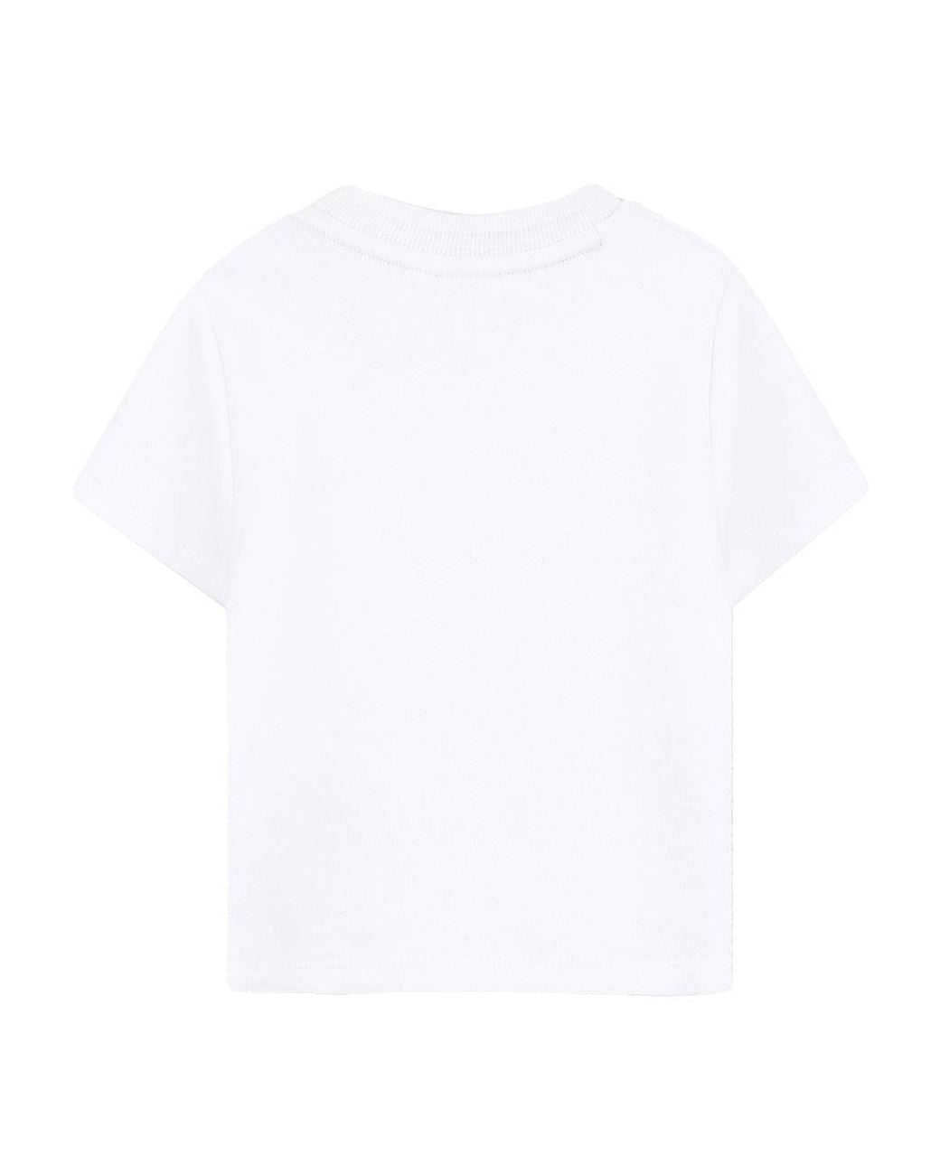 Boss White T-Shirt Con Stampa Logo