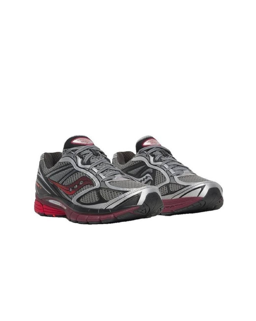 Saucony White Progrid Guide 7 Breathable Mesh Sneakers