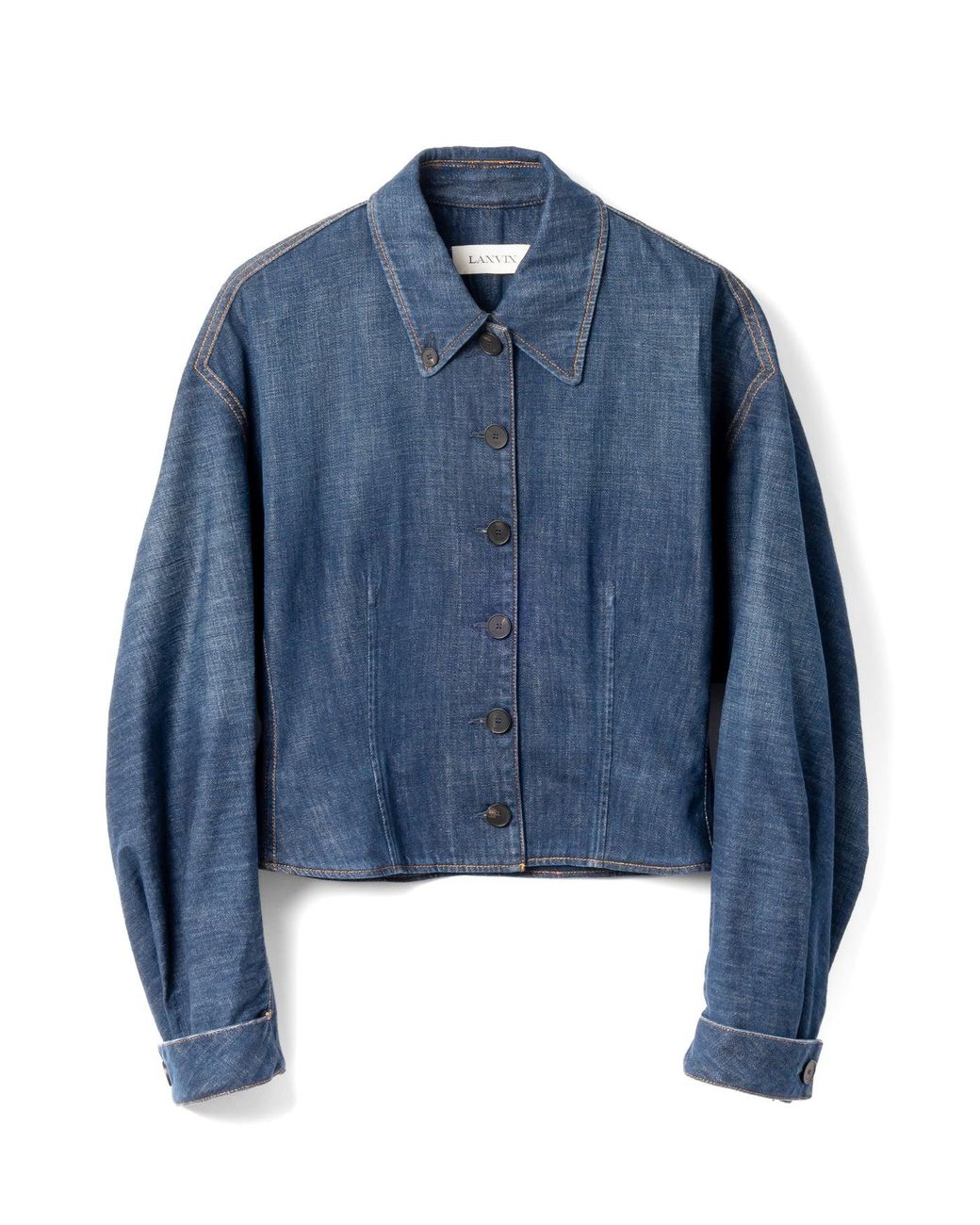 Lanvin Blue Cropped Jacket