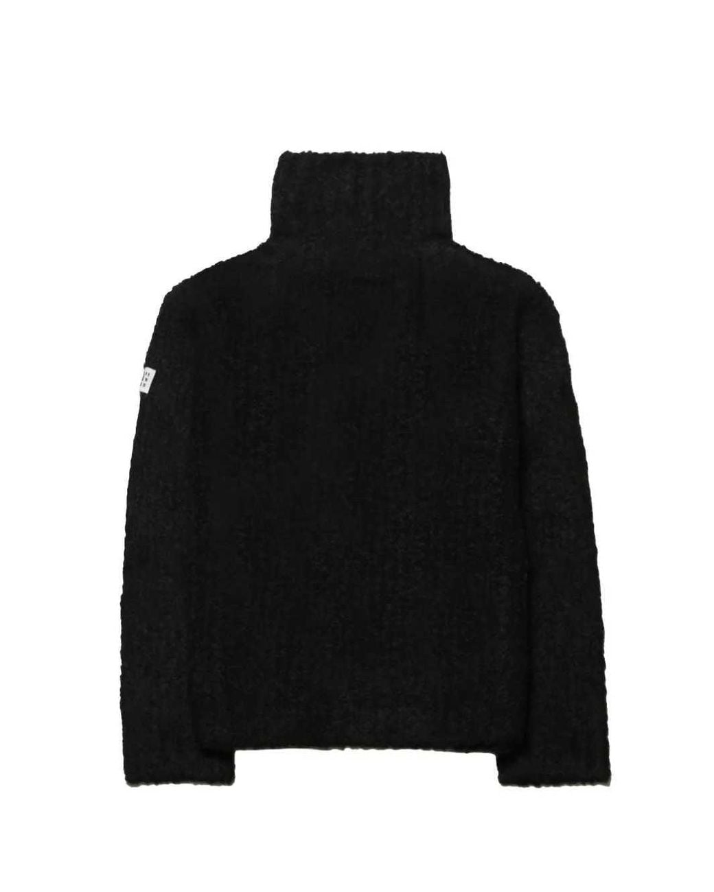 MM6 by Maison Margiela Black High Neck Sweater