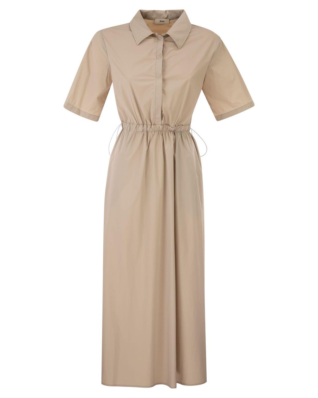 Herno Natural Light Stretch Nylon Dress