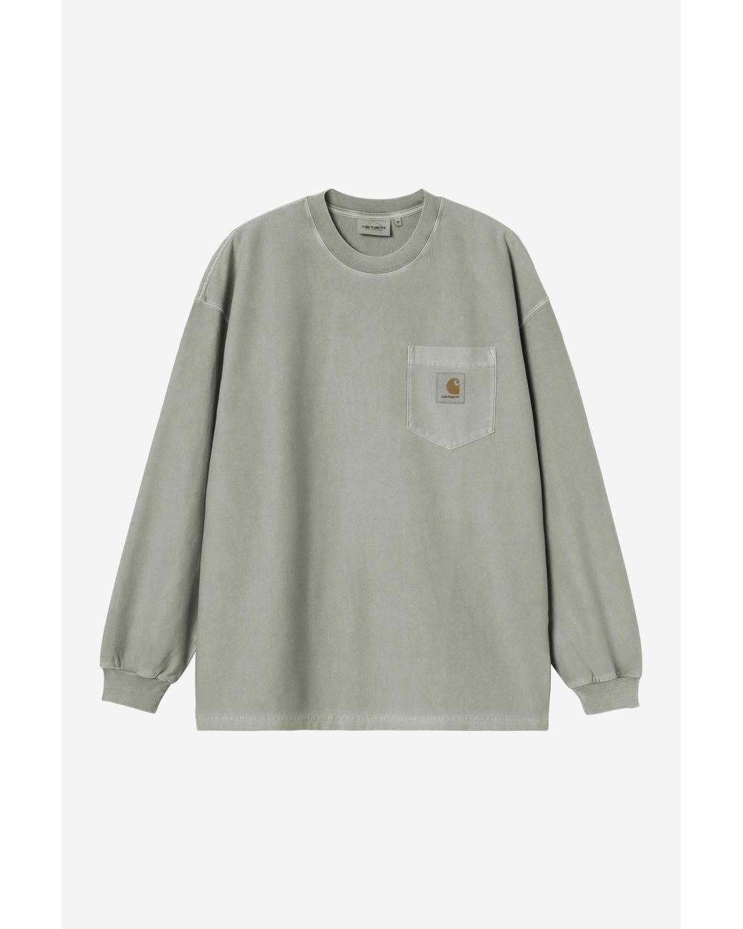 Carhartt Gray L/S Loose Pocket T-Shirt