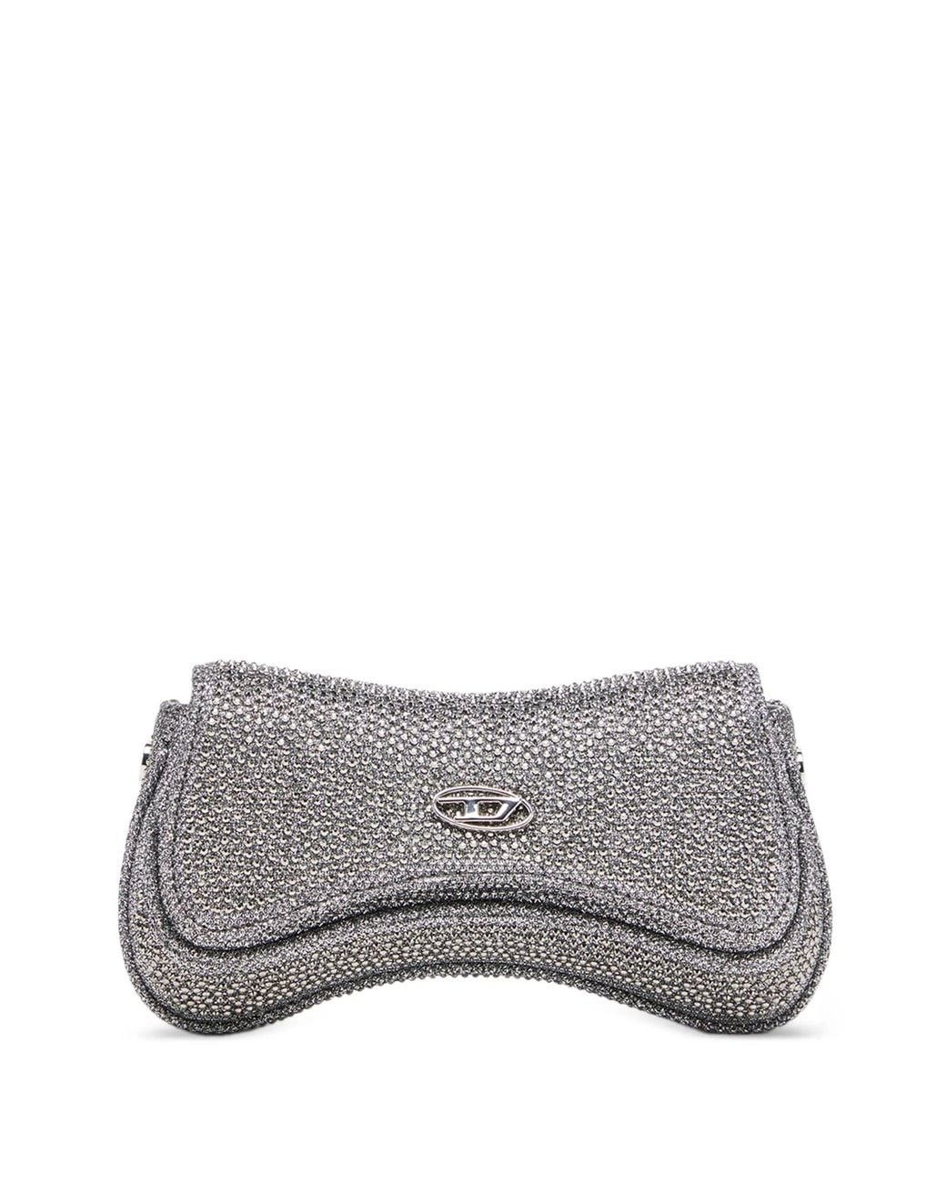 DIESEL Gray Play Crossbody Bag