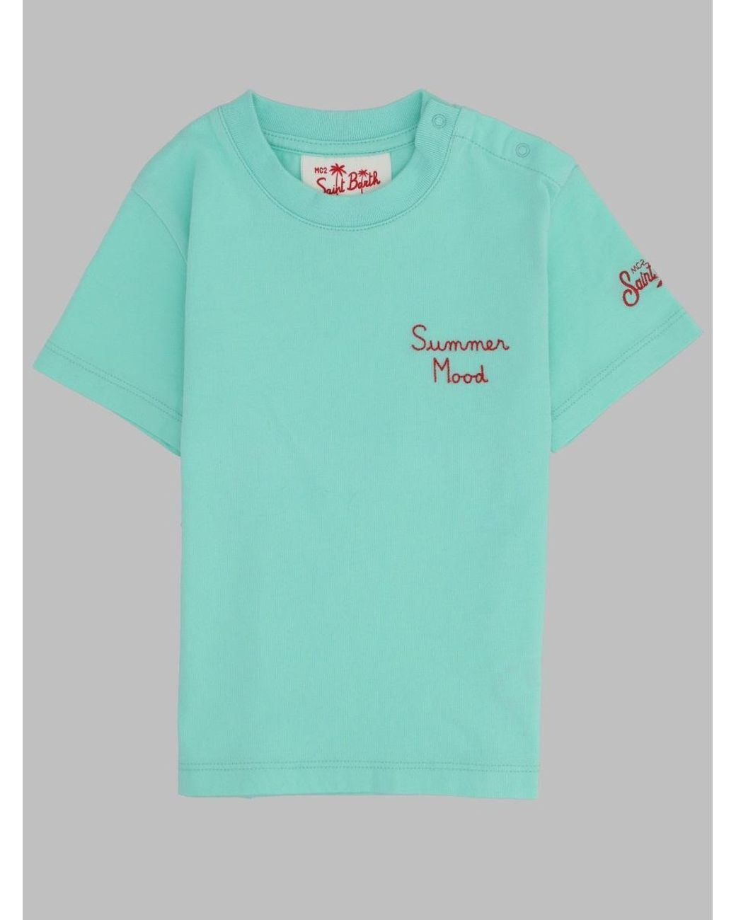 Mc2 Saint Barth Green Tshirt Boy
