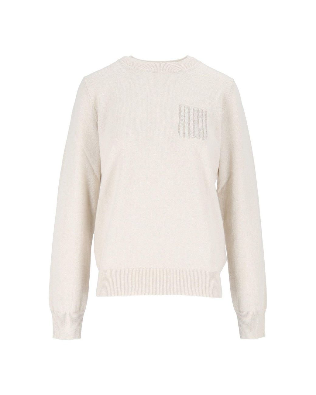 Peserico White Strickpullover