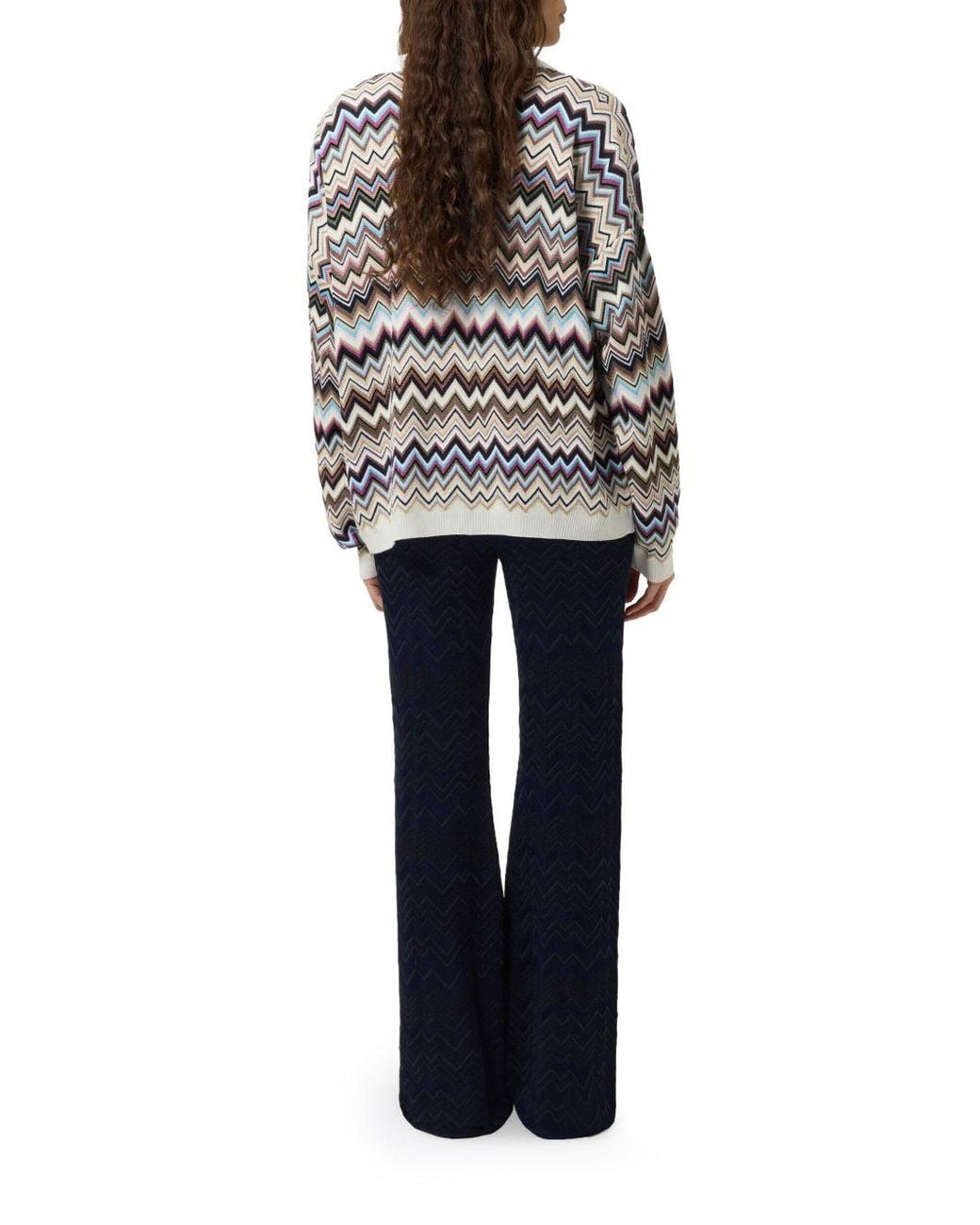 Missoni White Wool Blend Cardigan