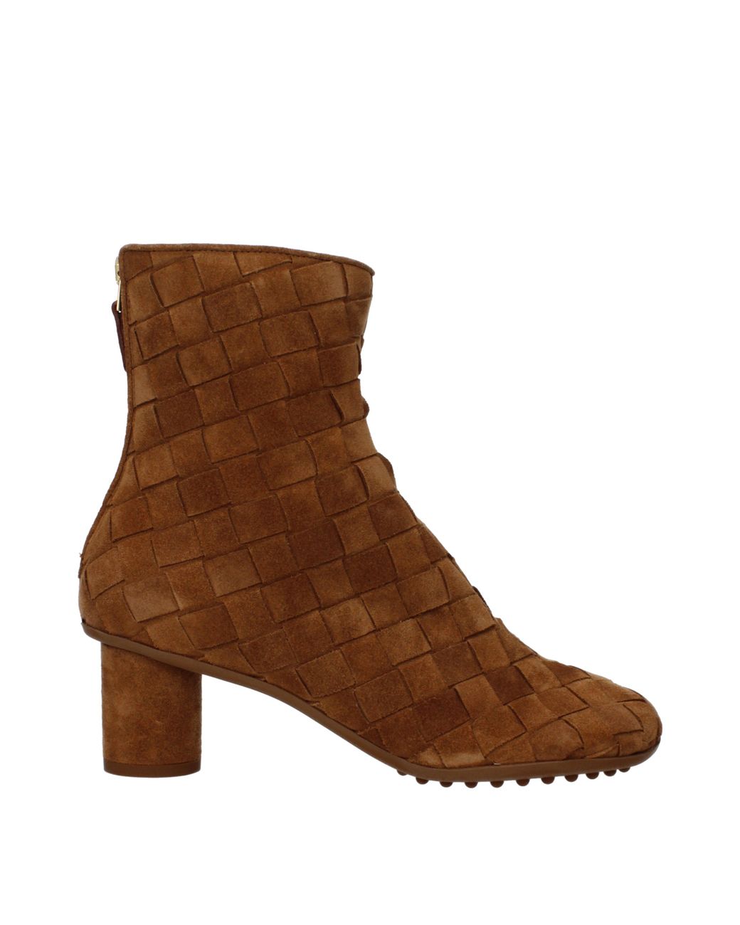 Bottega Veneta Brown Stivaletti Atomic Donna Camoscio Marrone/Caramello