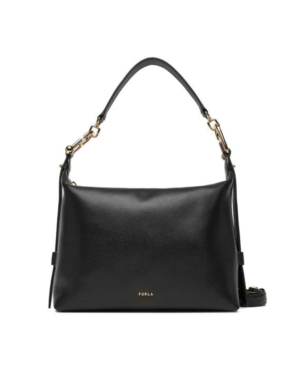 Furla Black Tonie M Hobo