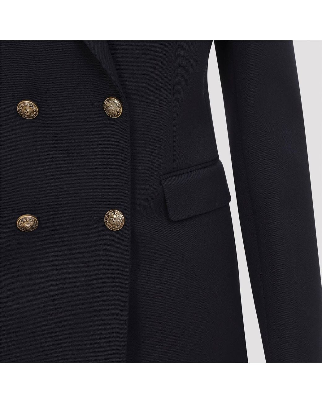 Golden Goose Deluxe Brand Blue Double Breasted Blazer