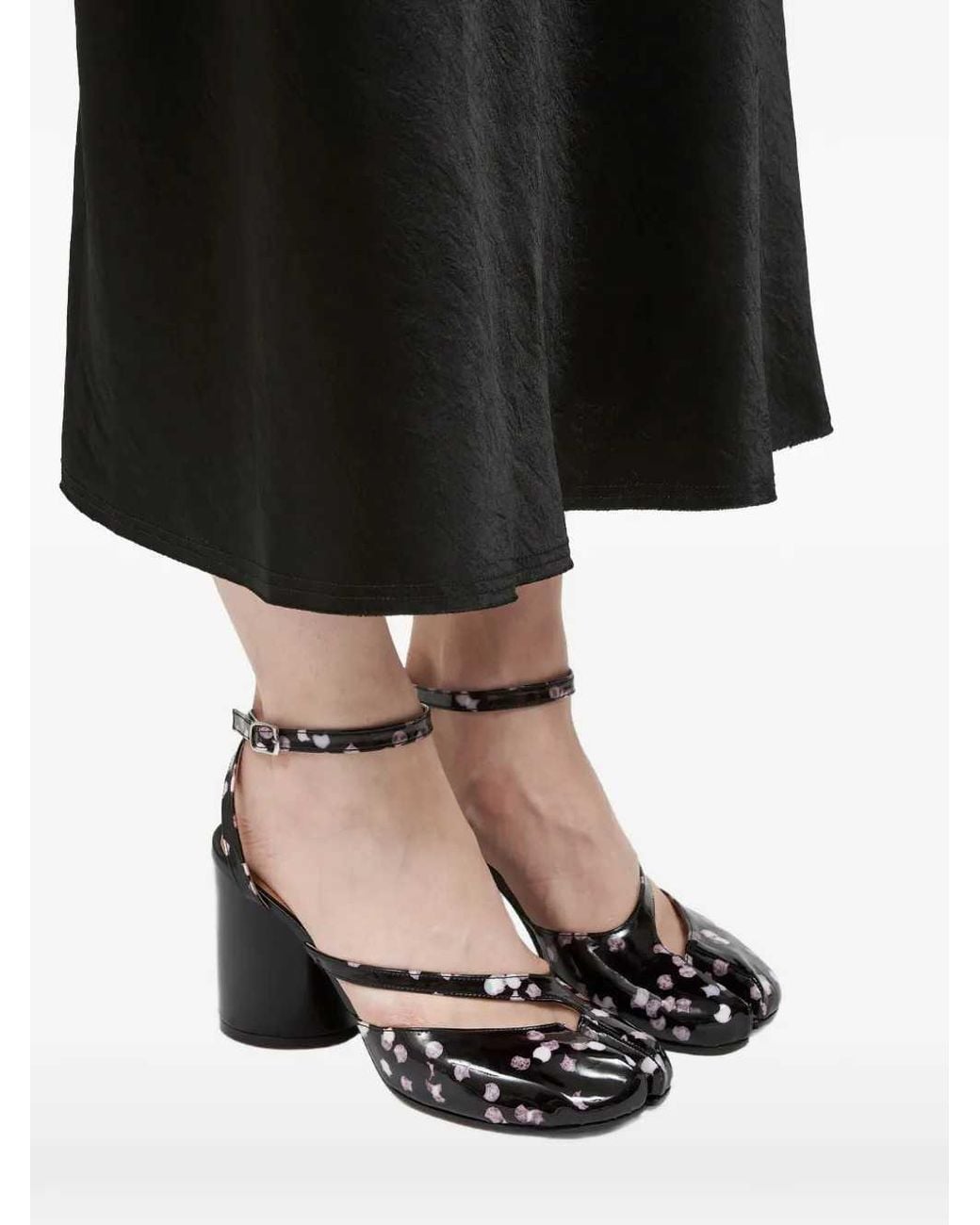 Maison Margiela White Printed Pumps