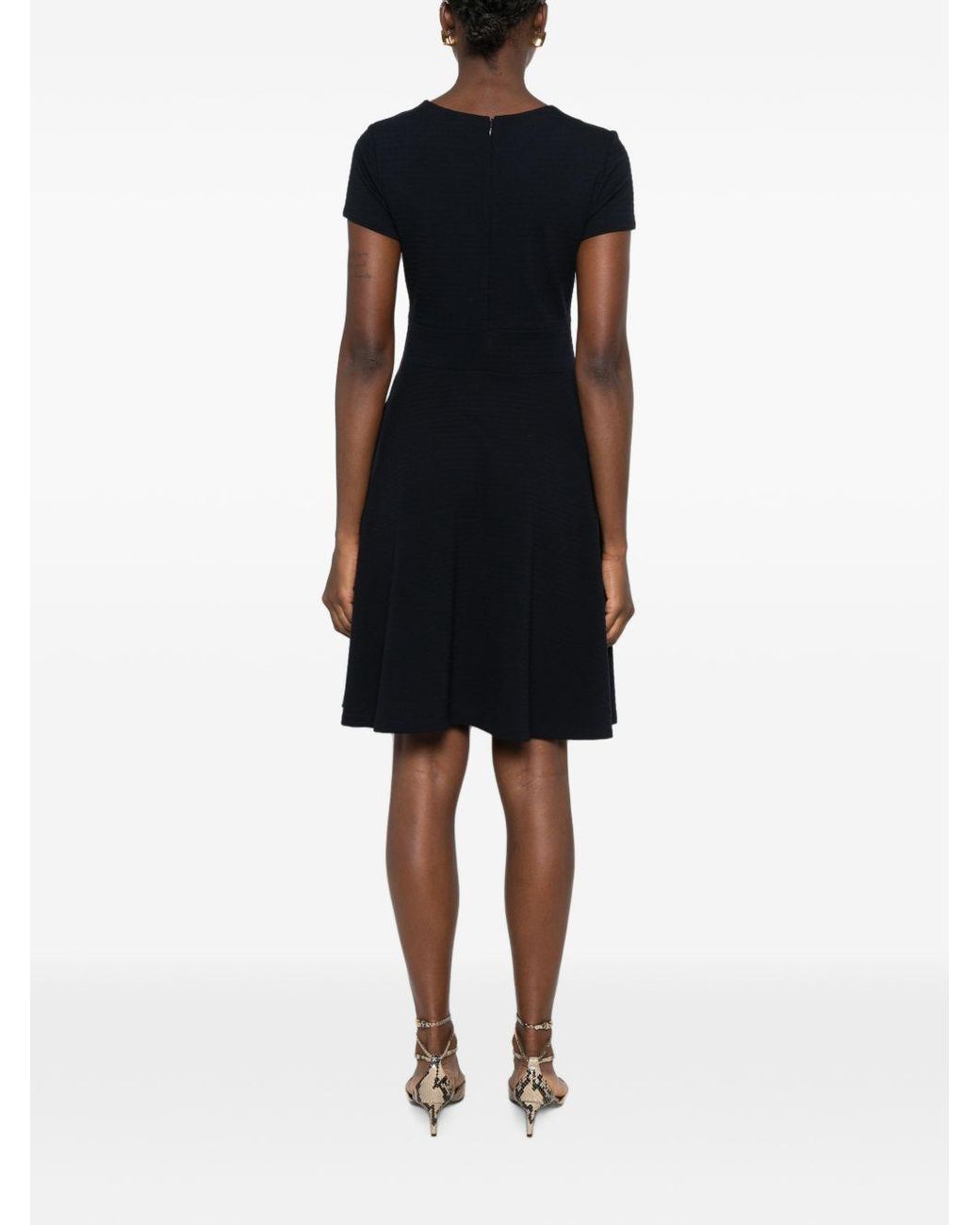 Emporio Armani Black Midi Dress