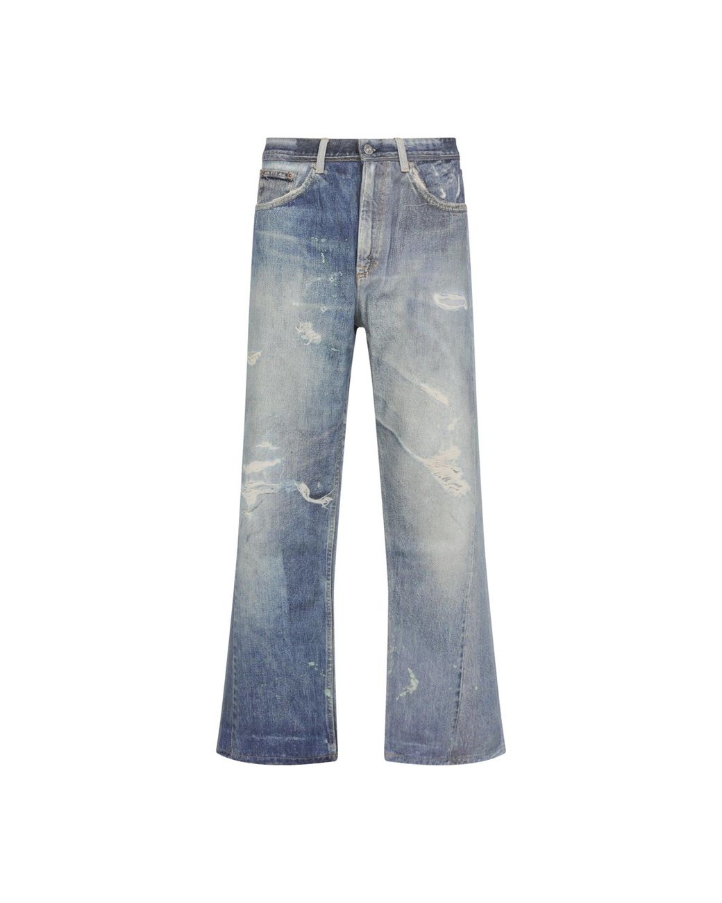 Our Legacy Blue Relaxed Distressed Jeans for men