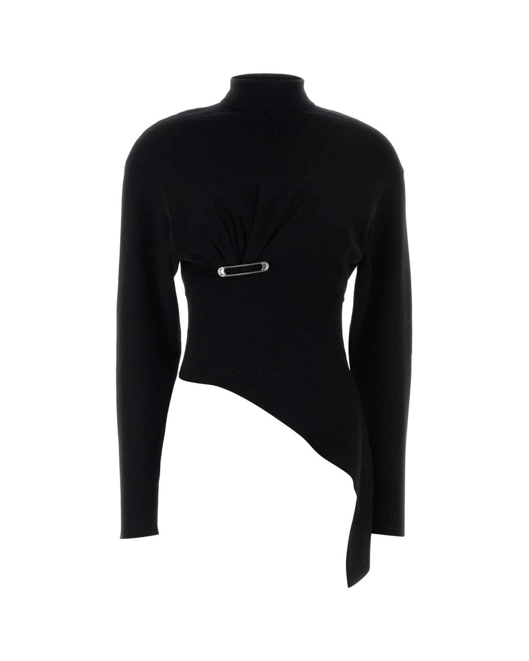Lanvin Black Wool Blend Sweater