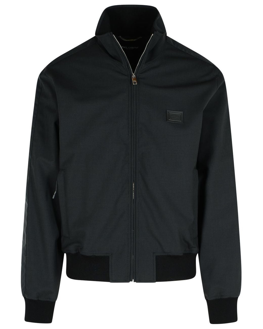 Dolce & Gabbana Black Wool Blend Jacket