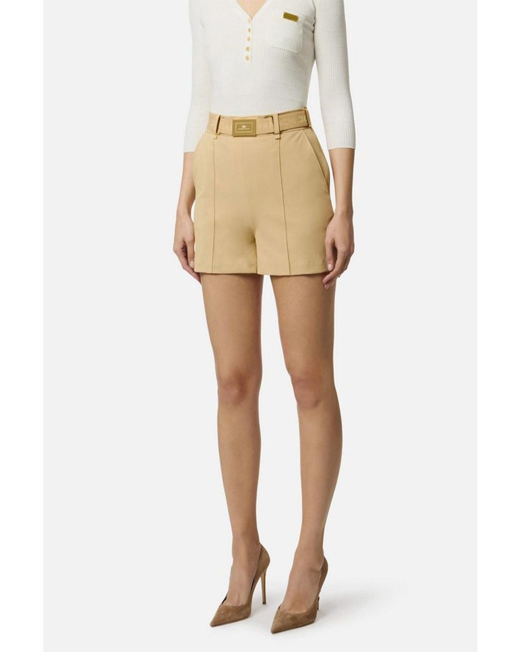 Elisabetta Franchi Natural Elisabetta Franchi Camel