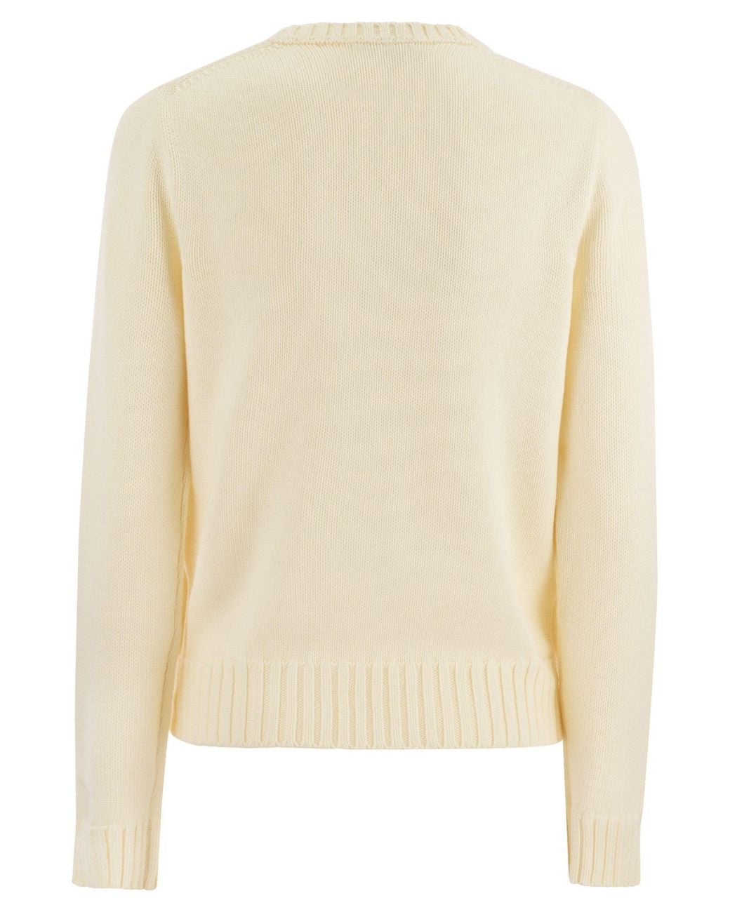 Polo Ralph Lauren Natural Cotton Jersey With Flag