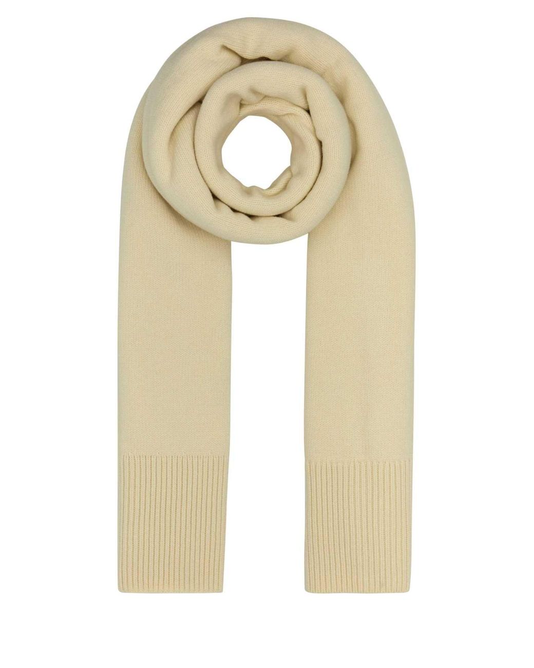 Camilla & Marc Natural Ivory Wool Blend Ash Scarf