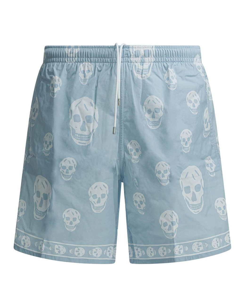 McQueen Blue Polyamide Swimwear for men
