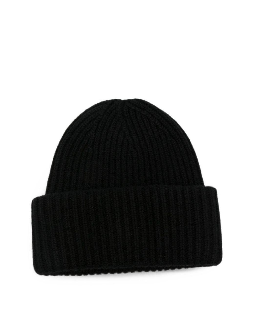 Soft Goat Black Wool Beanie