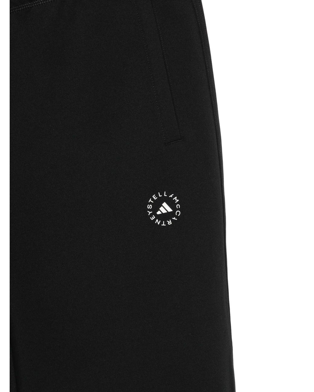 Adidas By Stella McCartney Black Knitrack Toped Track Pants