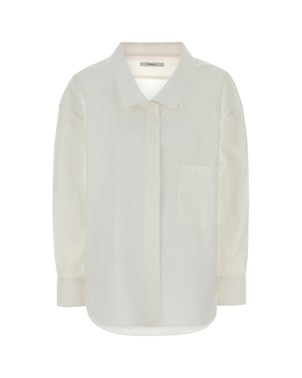 Givenchy White Regular Solid Shirt