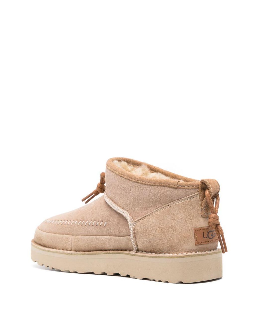 Ugg Pink Ultra Mini Crafted Regenerate Boots
