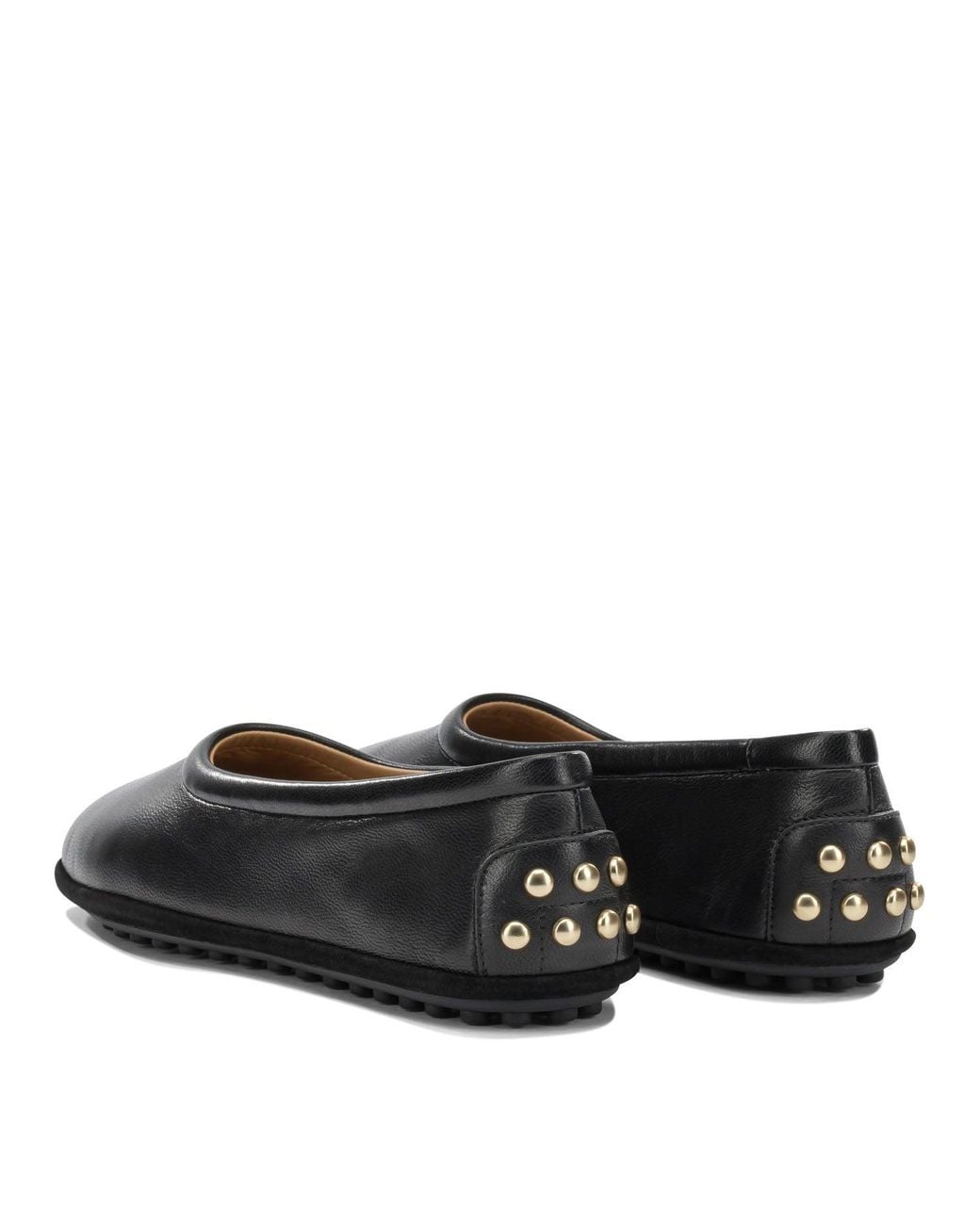 Tod's Black Ballerinas