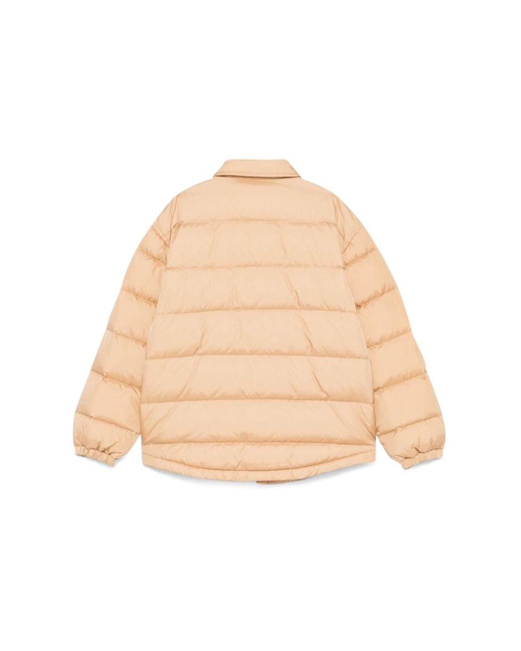 Fendi Natural New Nylon Down Jacket