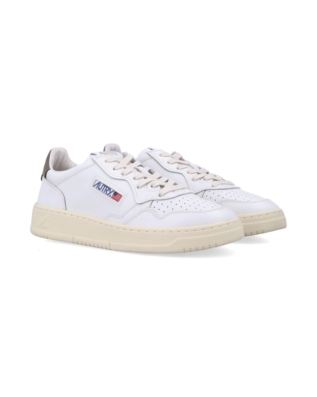 Autry White Medalist And Sneakers for men