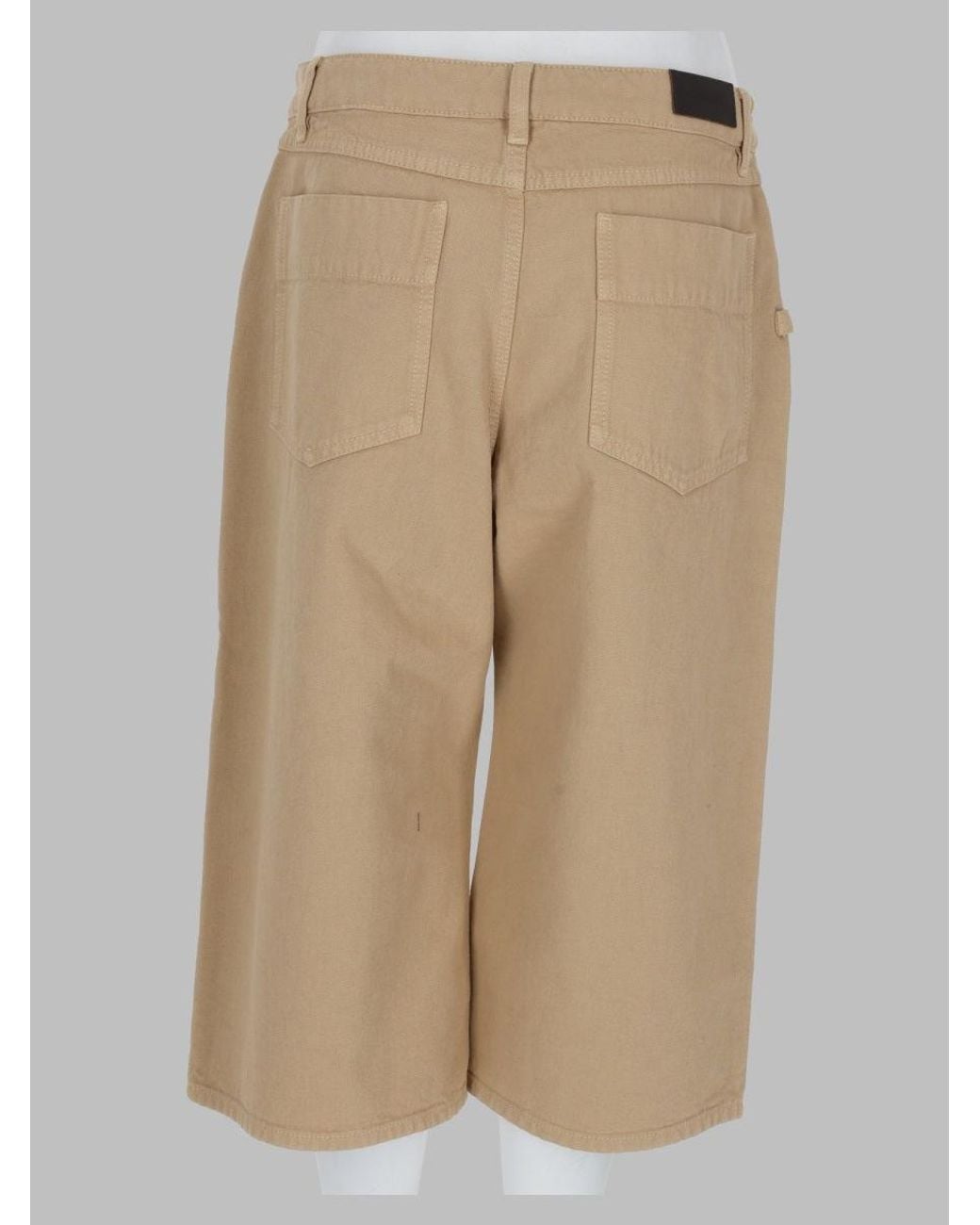 Lemaire Natural 100% Cotton Shorts